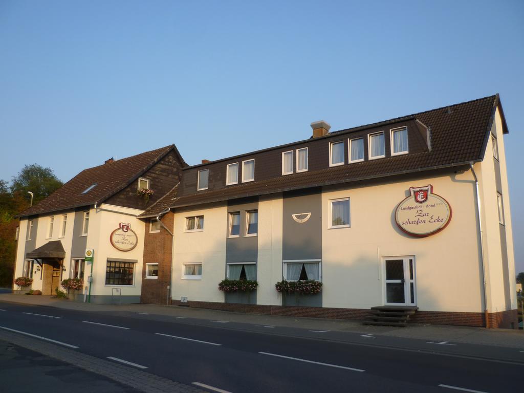 Landgasthof Zur Scharfen Ecke ヒルデスハイム エクステリア 写真